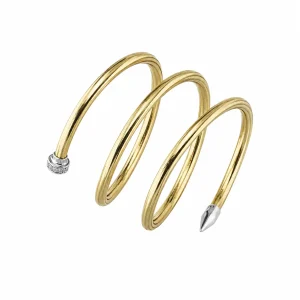 BRACCIALE SOVRANI IN LUREX DORATO