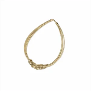 COLLANA SOVRANI IN LUREX DORATO