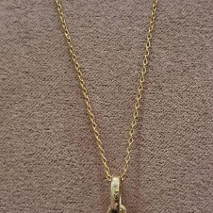 COLLANA IN OTTONE CON CHARM "AMEN GIOIELLI"
