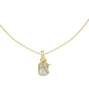COLLANA IN OTTONE CON CHARM "AMEN GIOIELLI"